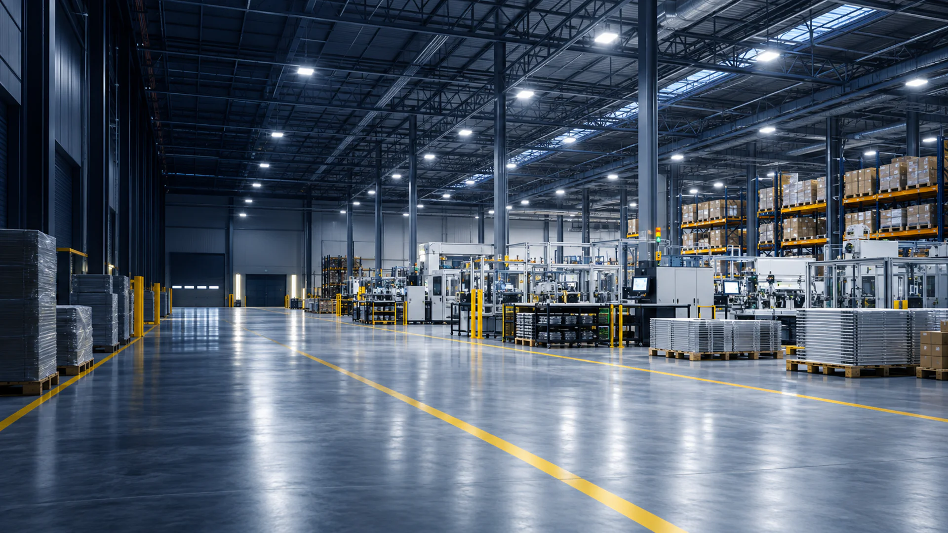 ระบบโคมไฟ LED High Bay สำหรับโรงงานและคลังสินค้า