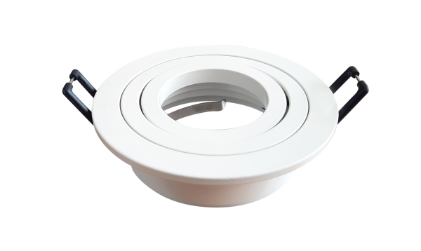 MR16 Round Matt white, Cutting size 80x2.1 (mm) , Dimensions 92x28 (mm)