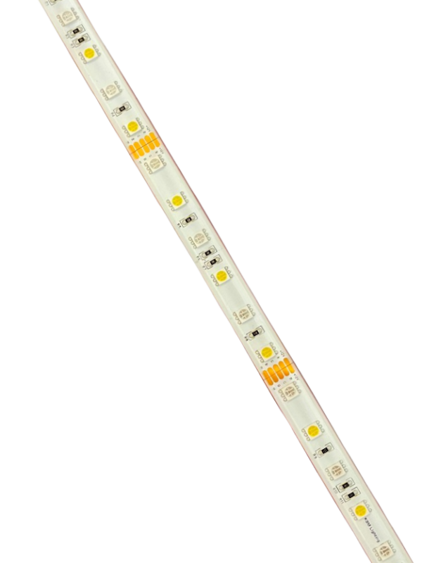 Strip Light 3528 60Led/m 14W/m RGB+6500K DC 12/24V IP20 / IP65 KBM Lighting 1ห่อความยาว5 เมตร