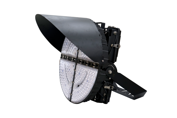 Stadium Light Round 300-1200W 48,000-186,000 120lm/w@15°/ 160lm/w@30° 3000K/ 4000K / 5700K 30 SPD 20KV KBM Lighting